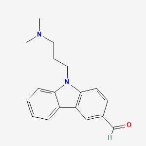 9-(3-(dimethylamino)propyl)-9H-carbazole-3-carbaldehyde