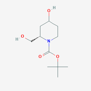 (2S)-tert-butyl 4-Hydroxy-2-(hydroxymethyl)piperidine-1-carboxylate