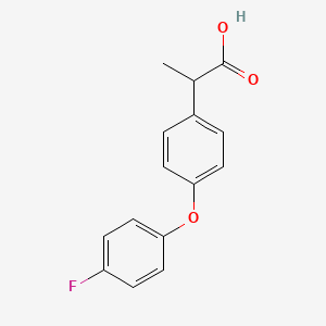 2-[4-(4-Fluorophenoxy)phenyl]propionic acid