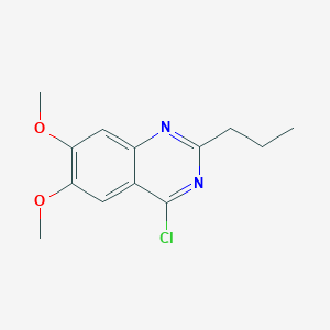 4-Chloro-6,7-dimethoxy-2-propylquinazoline