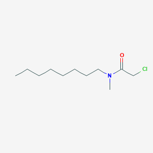 molecular formula C11H22ClNO B8367997 2-chloro-N-methyl-N-octylacetamide CAS No. 148560-00-3