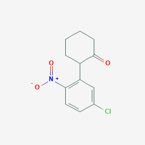 2-(5-Chloro-2-nitrophenyl)cyclo-hexanone