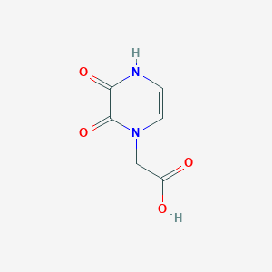 molecular formula C6H6N2O4 B8368068 1-Carboxymethyl-2,3-dioxo-1,2,3,4-tetrahydropyrazine 