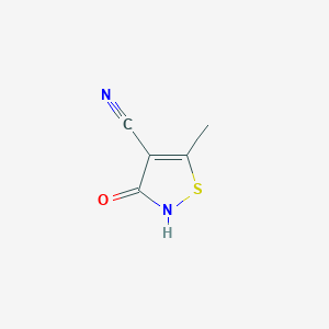 molecular formula C5H4N2OS B8368207 3-Hydrox-4-cyano-5-methyl-isothiazole 