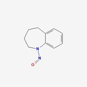 molecular formula C10H12N2O B8368261 1-nitroso-2,3,4,5-tetrahydro-1H-1-benzazepine 
