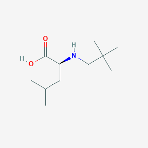 molecular formula C11H23NO2 B8368298 (S)-4-methyl-2-(neopentylamino)pentanoic acid 