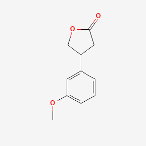 molecular formula C11H12O3 B8368373 4-(3-Methoxy-phenyl)-dihydro-furan-2-one 