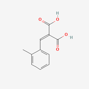 molecular formula C11H10O4 B8368395 2-(2-Methylbenzylidene)malonic acid 