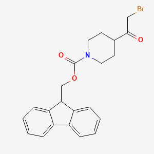 (9H-fluoren-9-yl)methyl 4-(bromoacetyl)piperidine-1-carboxylate