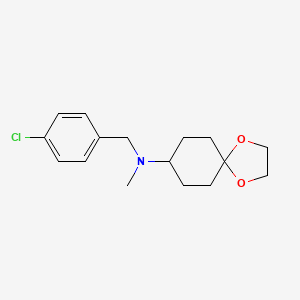 (4-Chlorophenyl)-(1,4-dioxa-spiro[4.5]dec-8-yl]-dimethylamine