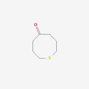 molecular formula C7H12OS B8368470 1-Thiacyclooctane-5-one 