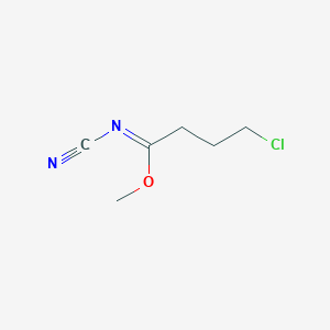 methyl N-cyano-4-chlorobutyrimidate