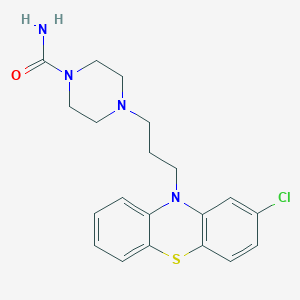 4-[3-(2-Chloro-10h-phenothiazin-10-yl)propyl]piperazine-1-carboxamide
