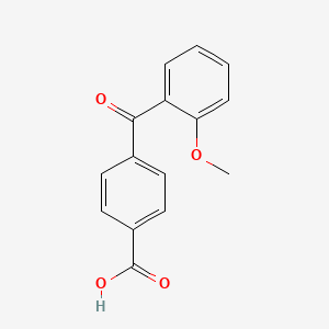 molecular formula C15H12O4 B8368518 4-(2-Methoxybenzoyl)benzoic acid 