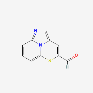 molecular formula C10H6N2OS B8368553 5-Thia-1,8b-diazaacenaphthylene-4-carbaldehyde 