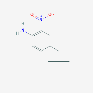 molecular formula C11H16N2O2 B8368560 4-Neopentyl-2-nitroaniline 