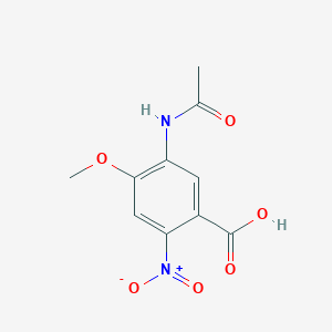 2-nitro-4-methoxy-5(N-acetyl)aminobenzoic acid