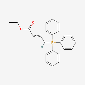 Ethyl 4-(triphenyl-lambda~5~-phosphanylidene)but-2-enoate