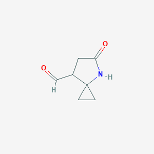 5-Oxo-4-azaspiro[2.4]heptane-7-carbaldehyde