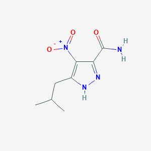 5-isobutyl-4-nitro-1H-pyrazol-3-carboxylic acid amide