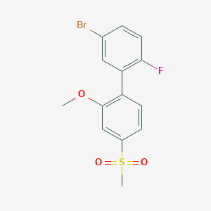 5'-Bromo-2'-fluoro-2-methoxy-4-(methylsulfonyl)-1,1'-biphenyl