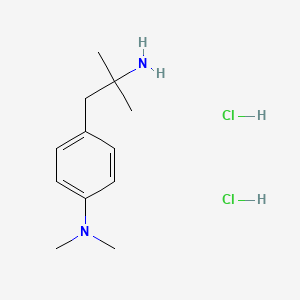 B8368740 Phenethylamine, alpha,alpha-dimethyl-4-dimethylamino-, dihydrochloride CAS No. 55875-59-7