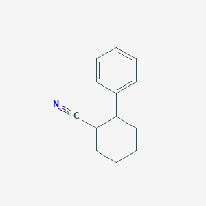 molecular formula C13H15N B8368748 2-Phenylcyclohexanecarbonitrile 