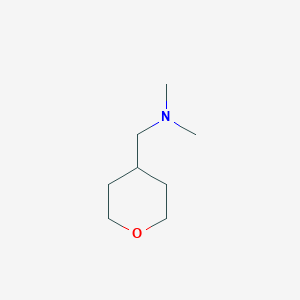 molecular formula C8H17NO B8368812 Dimethyl-(tetrahydro-pyran-4-ylmethyl)-amine 