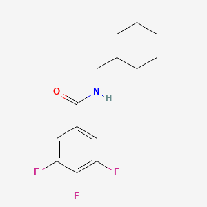 molecular formula C14H16F3NO B8368883 N-cyclohexylmethyl-3,4,5-trifluorobenzamide 
