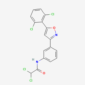 2,2-Dichloro-N-[3-[5-(2,6-dichlorophenyl)-3-isoxazolyl]phenyl]Acetamide