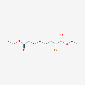 molecular formula C12H21BrO4 B8368908 Diethyl alpha-bromosuberate 