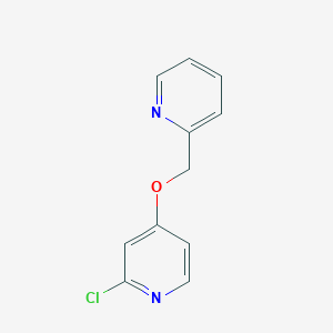 2-Chloro-4-(pyridin-2-ylmethoxy)pyridine