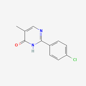 2-(4-Chloro-phenyl)-5-methyl-3H-pyrimidin-4-one