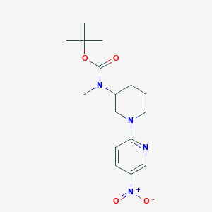 molecular formula C16H24N4O4 B8369048 Tert-butyl methyl(1-(5-nitropyridin-2-yl)piperidin-3-yl)carbamate 