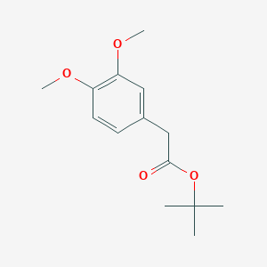 molecular formula C14H20O4 B8369093 Tert-butyl (3,4-dimethoxyphenyl)acetate 