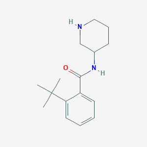 molecular formula C16H24N2O B8369125 tert-butyl-N-(piperidin-3-yl)benzamide 