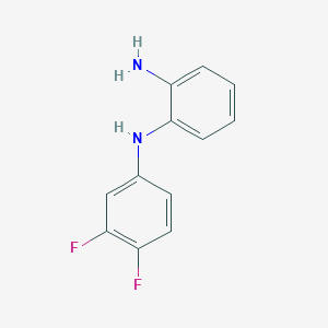 molecular formula C12H10F2N2 B8369135 N-(3,4-difluorophenyl)benzene-1,2-diamine 
