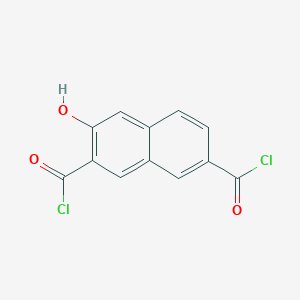 molecular formula C12H6Cl2O3 B8369164 2-Hydroxy-3,6-dichlorocarbonylnaphthalene 