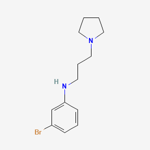 molecular formula C13H19BrN2 B8369167 (3-Bromo-phenyl)-(3-pyrrolidin-1-yl-propyl)-amine 