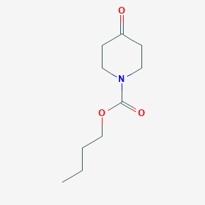 molecular formula C10H17NO3 B8369176 Butyl 4-oxopiperidine-1-carboxylate 
