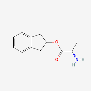 molecular formula C12H15NO2 B8369204 (S)-2,3-dihydro-1H-inden-2-yl 2-aminopropanoate 