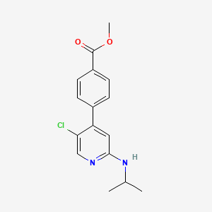 4-(5-Chloro-2-isopropylamino-pyridin-4-yl)-benzoic acid methyl ester