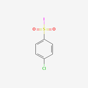 molecular formula C6H4ClIO2S B8369251 4-Chlorobenzenesulphonyl iodide 