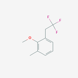 Benzene, 2-methoxy-1-methyl-3-(2,2,2-trifluoroethyl)-