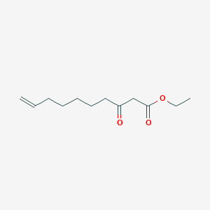 molecular formula C12H20O3 B8369354 Ethyl 3-oxo-9-decenoate CAS No. 136808-73-6