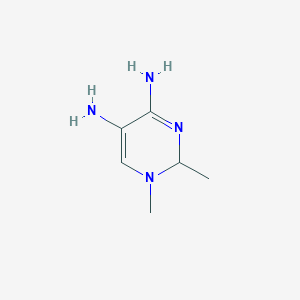 molecular formula C6H12N4 B8369433 2,N-Dimethyl-4,5-diaminopyrimidine 