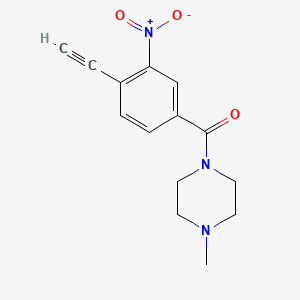 (4-Ethynyl-3-nitrophenyl) (4-methylpiperazin-1-yl)ketone