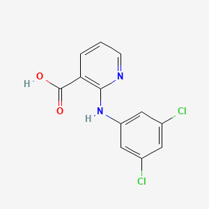molecular formula C12H8Cl2N2O2 B8369497 2-(3,5-Dichlorophenylamino)nicotinic acid 