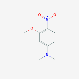 molecular formula C9H12N2O3 B083695 3-甲氧基-N,N-二甲基-4-硝基苯胺 CAS No. 14703-82-3