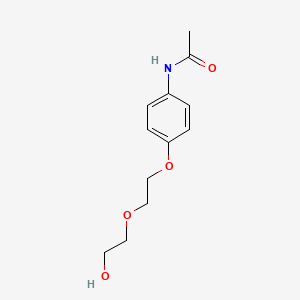 molecular formula C12H17NO4 B8369595 2-[2-(4-Acetamidophenoxy)ethoxy]ethanol 